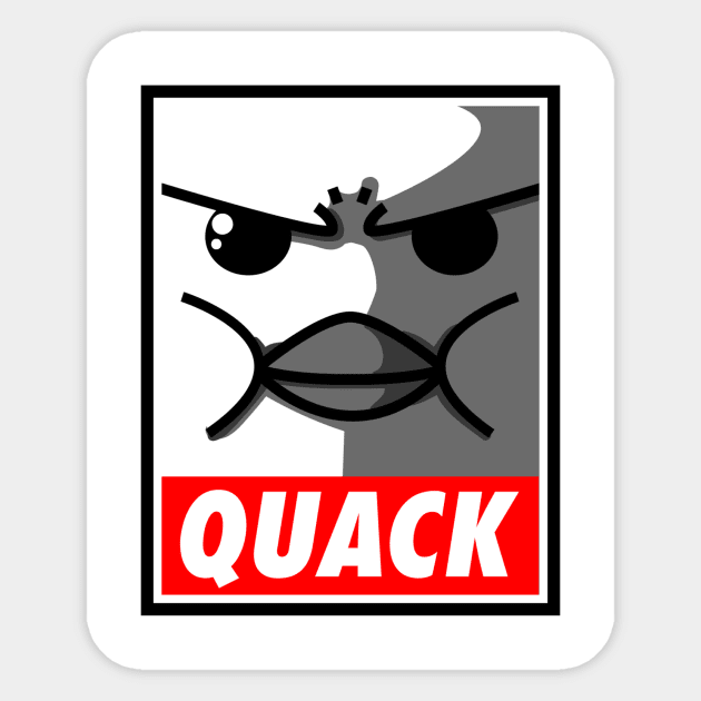 QUACK Sticker by Dripsha